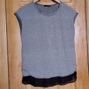 Size Small LA Made Black and White Top